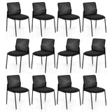 Tangkula Stackable Conference Room Chairs Set