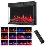 Tangkula 3-Sided Electric Fireplace with Remote | 750W/1500W ETL Certification