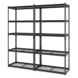 Tangkula 5-Tier Metal Storage Shelves(36"L x 18"W x 72"H)