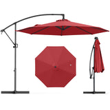 Tangkula 10 FT Patio Offset Umbrella
