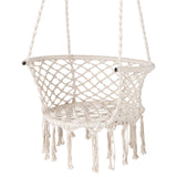 Tangkula Boho Style Macrame Hammock Swing