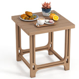 Tangkula 18" Outdoor Adirondack Side Table with Slatted Surface (1/2)