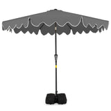 Tangkula 9 FT Patio Umbrella with Base Included