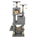 Tangkula Cat Tree for Indoor Cats 57 Inch Large Cat Tower