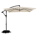 Tangkula 8x8 FT Patio Umbrella with Base Included
