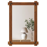 Tangkula Wood Framed Mirror
