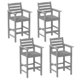 Tangkula Patio Adirondack Bar Chairs Set of 2/4