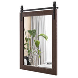 Farmhouse Wall Mirror, 22 x 30 inch - Tangkula