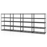 Tangkula 5-Tier Metal Storage Shelves(48"L x 24"W x 72"H)