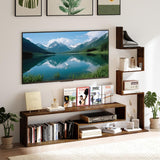 Tangkula Bookshelf TV Stand for TVs up to 50 Inch