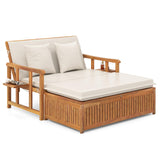 Tangkula Outdoor Wood Daybed