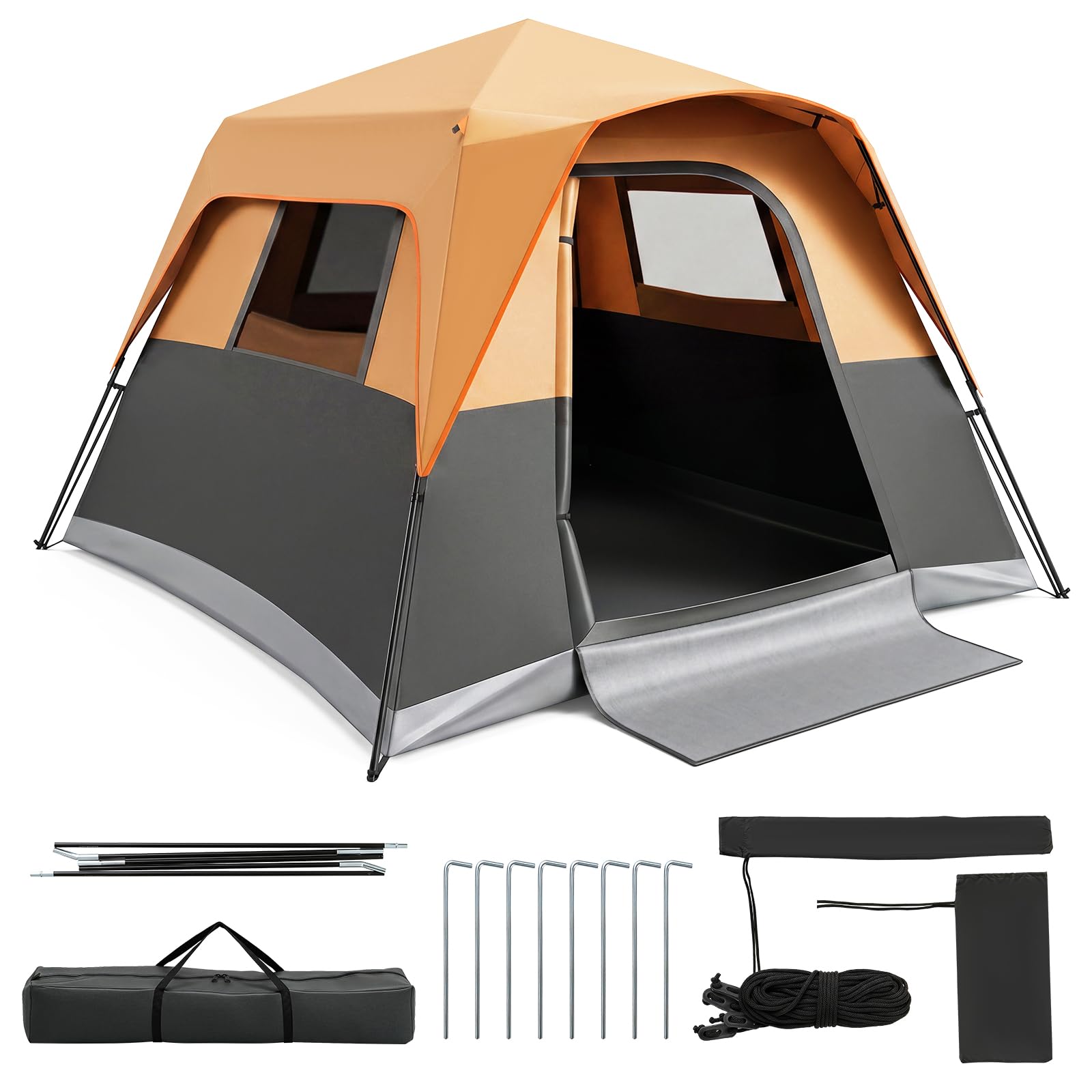 Tangkula 6-Person Camping Tent for Family Camping & Hiking – tangkula