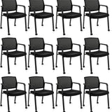 Tangkula Rolling Conference Room Chairs Set of 12