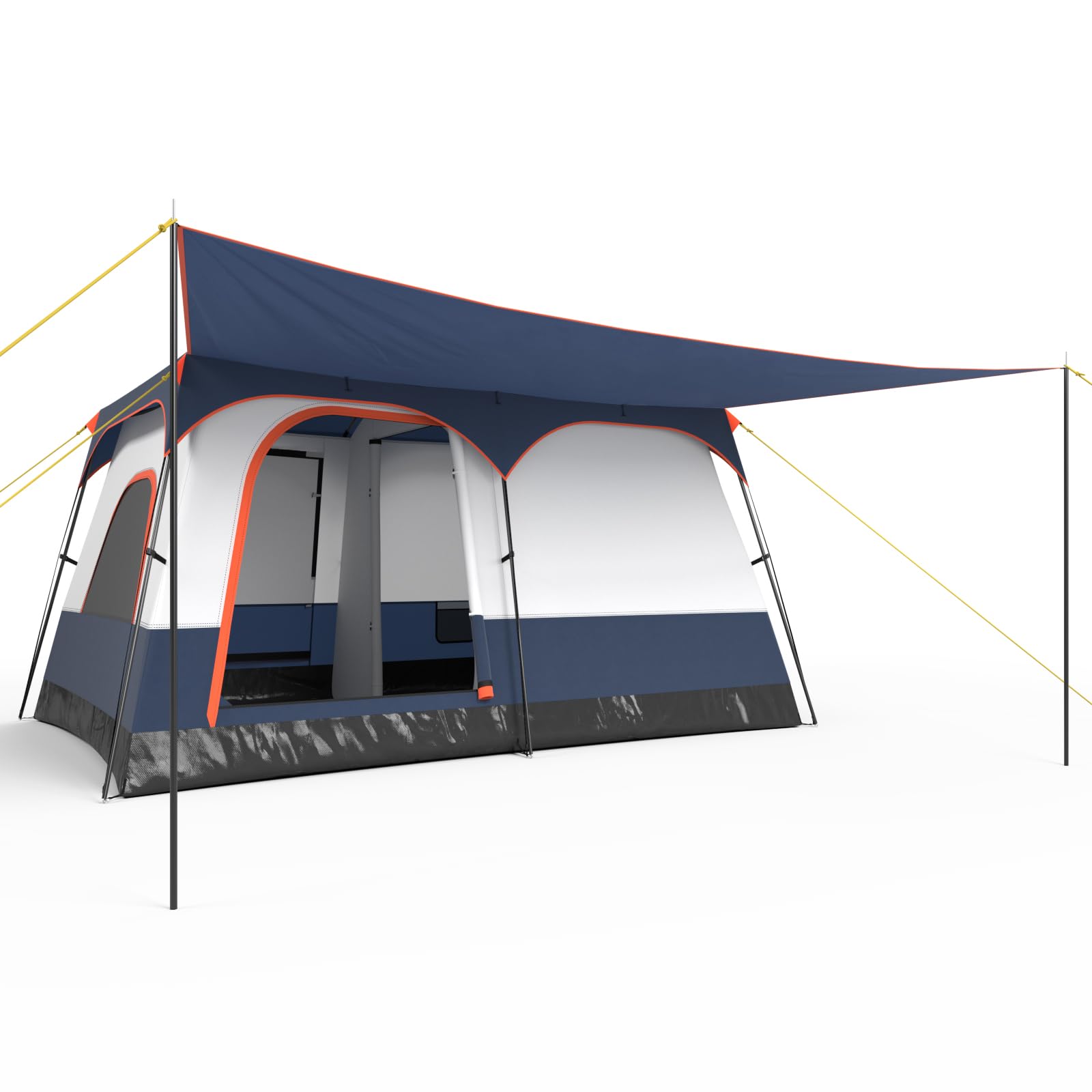 tafel tent Tangkula 6/8/10-Person Camping Tent with Porch – tangkula