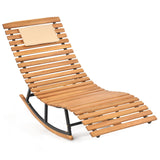 Tangkula Patio Lounge Chair for Porch Yard Pool