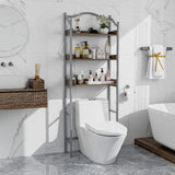 Tangkula Over The Toilet Storage Rack, 3-Tier Above Toilet Bathroom Shelf