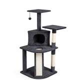 Tangkula 44” Cat Tree Multi-Level Cat Tower with Top Perches & Cozy Condo