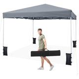Tangkula 10 x 10 Feet Pop up Canopy Tent with Carrying Bag and 4 Sandbags
