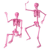 Tangkula Halloween Pink Skeleton Decoration for Home