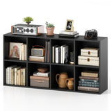 Tangkula 8-Cube Bookcase with 8 Open Shelves & 2 Anti-Tipping Kits