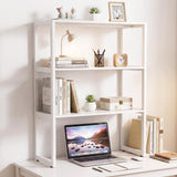 Tangkula Desktop Bookshelf | 3-Tier Countertop Storage Hutch with Open Shelves (1/2)