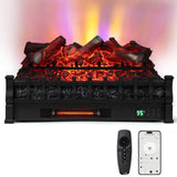 Tangkula 26 Inch Electric Fireplace Insert Log