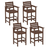 Tangkula Patio Adirondack Bar Chairs Set of 2/4