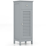 Tangkula Bathroom Floor Storage Cabinet