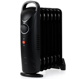 Tangkula Oil Filled Radiator Heater, 700W Portable Radiant Space Heater with Adjustable Thermostat