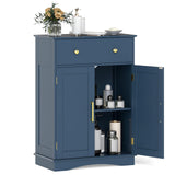 Tangkula Modern Freestanding Bathroom Storage Cabinet