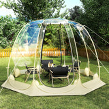Tangkula 9.5x9.5 Ft Oversize Outdoor Dome Tent for 4-6 People with 16 Stakes