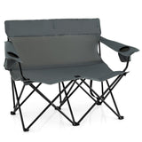 Tangkula 2 Person Camping Chair with Cup Holders