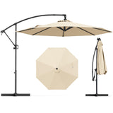 Tangkula 10 FT Patio Offset Umbrella
