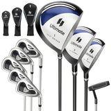 9 Pieces Men's Complete Golf Club Set Right Handed - Tangkula