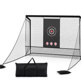 Tangkula 10 FT x 7.4 FT Golf Practice Hitting Net with Carry Bag