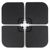 Tangkula 4 Piece 164 Lbs Umbrella Base for Patio