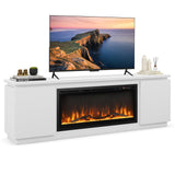 Tangkula Fireplace TV Stand for TVs up to 80"