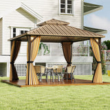 Tangkula 12x12 FT Hardtop Gazebo