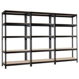Tangkula 5-Tier Steel Storage Shelves, 73" Heavy Duty Garage Shelf with Adjustable Shelves