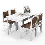 Tangkula Dining Table Set for 4