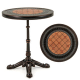 Tangkula 24" Round Patio Dining Table
