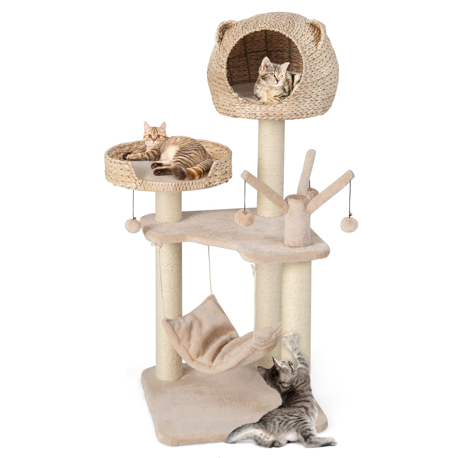 Cat Tree for Indoor Cats - Tangkula