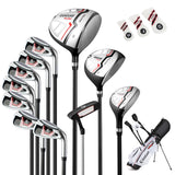 Tangkula Women's Complete Golf Clubs and Bag Set with Headcovers and Putter