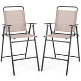 TAGNKULA Outdoor Folding Bar Stool Set of 2/4