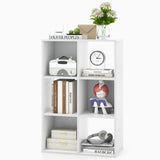 Tangkula 6-Cube Bookcase, Toys Storage Organizer with 6 Open Cubes