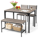 4-Piece Dining Table Set - Tangkula