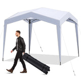 Tangkula UPF50+ Portable Outdoor Tent with Wheeled Bag