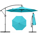 Tangkula 10 FT Patio Offset Umbrella