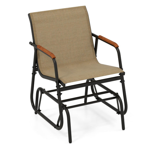 Tangkula Patio Glider Chair
