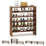 Tangkula 3-in-1 Vertical Shoe Rack
